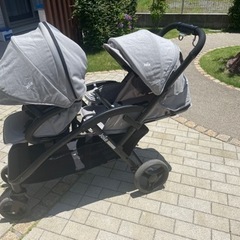 受け渡し決定)joie 2人乗りベビーカー