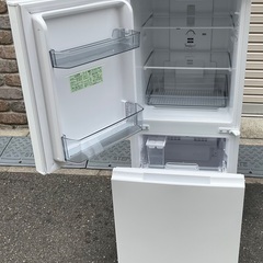 【RKGRE-347】特価！シャープ/152L 2ドア冷凍冷蔵庫/どっちもドア/SJ-D15K-W/中古品/2023年製/当社より近隣無料配達！