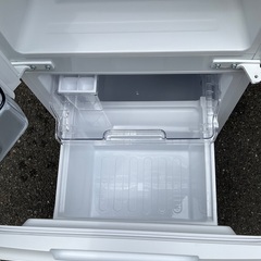 【RKGRE-347】特価！シャープ/152L 2ドア冷凍冷蔵庫/どっちもドア/SJ-D15K-W/中古品/2023年製/当社より近隣無料配達！