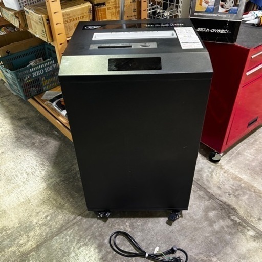 GBC シュレッダー 静音 オフィス用 業務用 A3/A4対応 ダストボックス容量90L 約4000枚収容 マイクロクロスカットシュレッダ ブラック GSHW05M