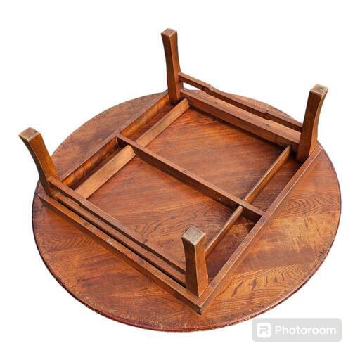 【本物】古家具　大きめ　ちゃぶ台