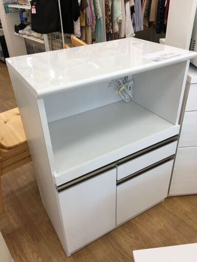★ジモティ割あり★  レンジ台  W70×D45×H97 クリーニング済み SJ6004