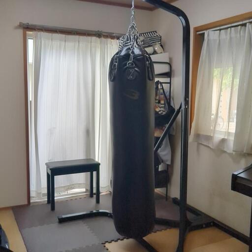 本皮サンドバッグ 本革サンドバッグ150cm 【代金引換不可・配達日時