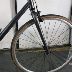 Ｄ581★15800円★整備済み スポーツ中古自転車 シュイン　RACER【クロスバイク　グレイ　54ｃｍ　シングル　】