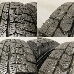 DUNLOP WM02 145/80R13】スタッドレス【SUZUKI 純正スチールホイール
