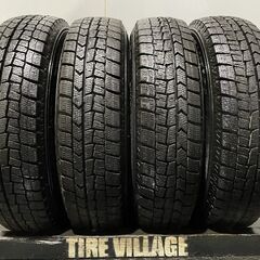 DUNLOP WM02 145/80R13】スタッドレス【SUZUKI 純正スチールホイール