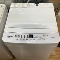 Hisense 2020年製5.5kg全自動洗濯機です！