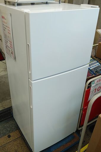 3か月間保証☆配達有り！15000円(税抜）マクスゼン 118L 2ドア冷蔵庫 2021年製　ホワイト