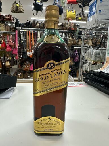 【U1794】ウイスキー ジョニーウォーカー GOLD LABEL 750ml