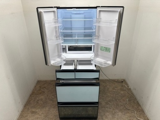 HITACHI 冷蔵庫 602L 2022年製 日立 HITACHI 冷凍冷蔵庫 602L フレンチ6ドア クリスタル