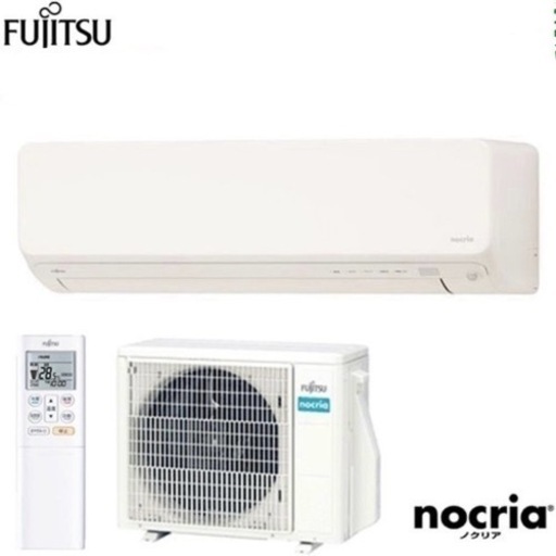 【超美品‼️】高級機種 富士通 2022年製 ~9畳用エアコン ノクリア フィルター自動お掃除 100V/2.2kw