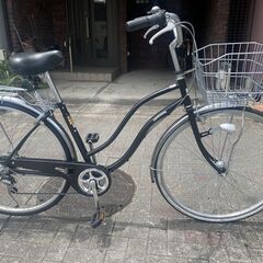 【中古】27インチ　６段変速・オートライト　黒　税込・整備済