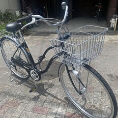 【中古】27インチ　６段変速・オートライト　黒　税込・整備済