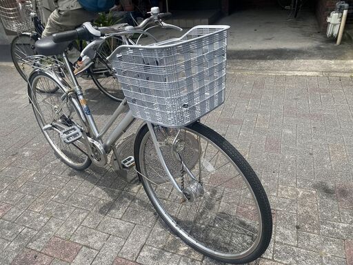 【中古】27インチ　３段変速・オートライト　シルバー　税込・整備済