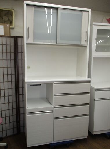 R352  NITORI キッチンボードポスティア、食器棚、幅100cm Used/美品
