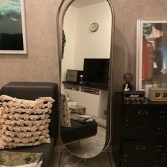M1 Silver Steel Studio Mirror