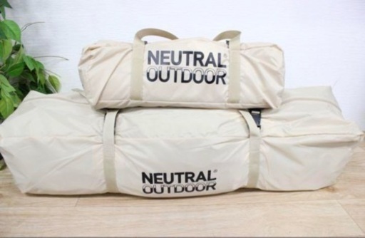 【美品】neutraloutdoor ニュートラルアウトドア　GEテント4.0＋GEタープ4.0セット