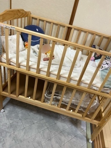 【受け渡し予定者決まりました】KATOJI ハイシートベビーベッド