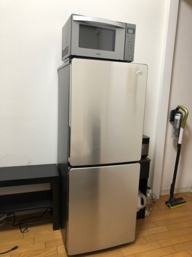 【値下　洗濯機とセットで15000円】スリムな2ドア　ハイアール冷蔵庫　中古　美品