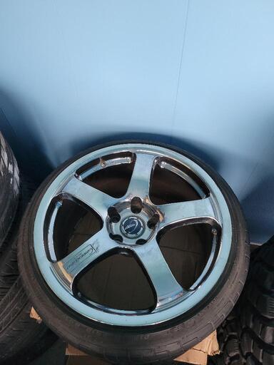 ヨコハマ　コニサー　CONNOISSEUR 18インチ ホイールセット 18インチアルミホイール ヨコハマ コニサー ヨコハマ コニサー