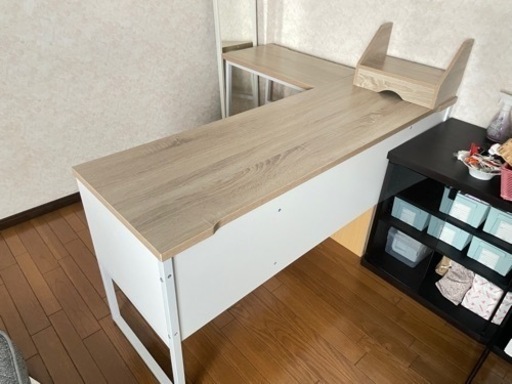 美品　L字デスク