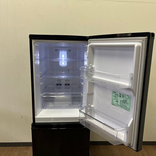 R 中古 MITSUBISHI 2ドア冷蔵庫 146L・右開き MR-P15Y 2015年製