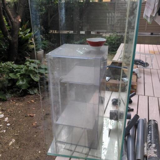 90cm オーバーフロー水槽  サンプ 濾過槽