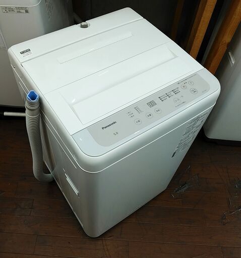 3か月間保証☆配達有り！22000円(税抜）パナソニック 5㎏ 全自動 洗濯機 2022年製