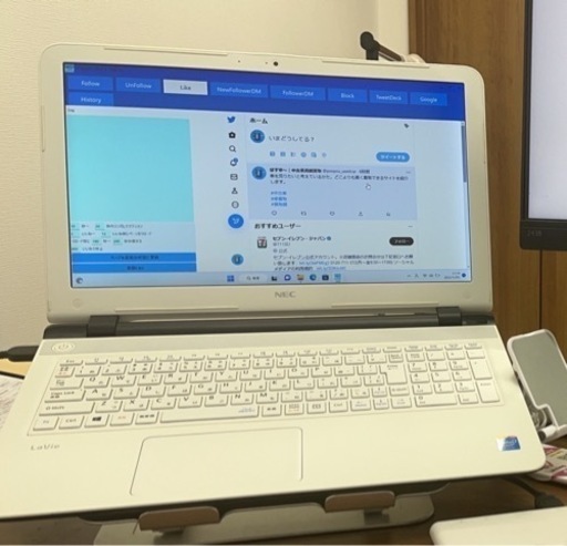 【激安】モニター+Officeソフト搭載パソコン ノートパソコン+モニター