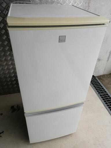 【配達無料】冷凍冷蔵庫　137L　SHARP  SJ-14E3−KW