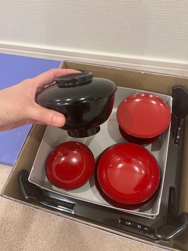 高級漆　お食い初めセット　美品
