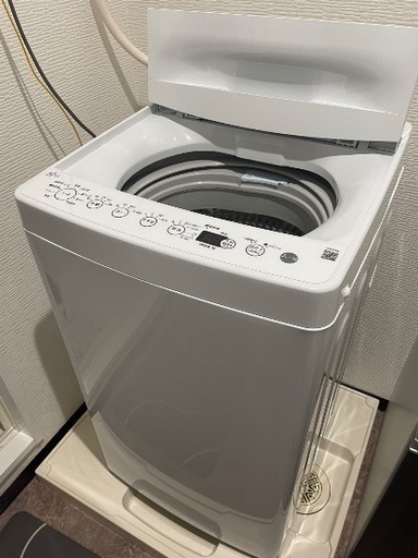 洗濯機 6ヶ月のみ使用　ハイアール製全自動洗濯機(BW-45A）