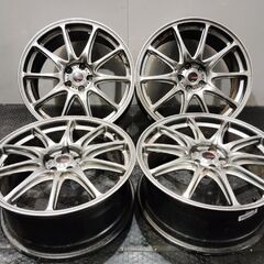 WORK EMOTION RSα ワーク エモーション 社外ホイール 18インチ 4本 7.5J5HPCD100+47 プリウス レガシィ 86等　(VHI337) 