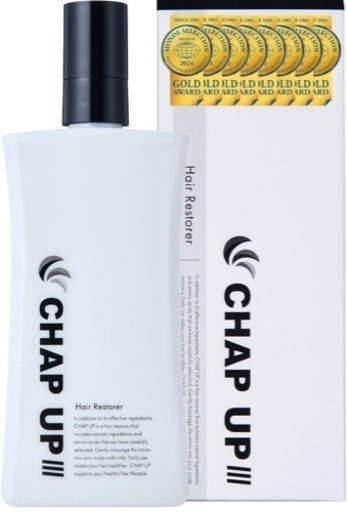 【新品未使用】チャップアップ (CHAPUP) 薬用 育毛剤 男性用 女性用 [説明書付] 育毛 トニック 発毛促進 頭皮にやさしい 無添加 頭皮ケア スカルプ ヘアトニック メンズ （育毛ローション）120mL×1本 父の日プレゼント ギフト 実用的 父の日 ①