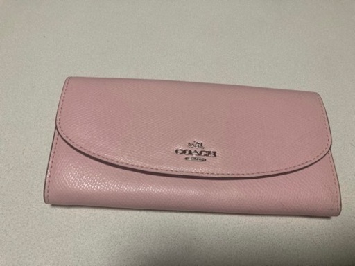 【新品・未使用】coach コーチ　財布　ピンク　ポーチ？付き