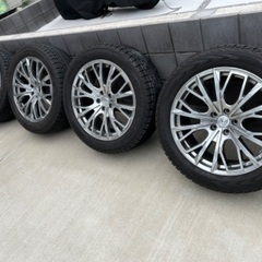 LEHRMEISTER レアマイスター L-Fファースト 235/55R20 YOKOHAMA iceGUARD G075 20系　レクサス　RX 450hで使用　手渡し限定　横浜 LEHRMEISTER レアマイスター L-Fファースト 235/55R20 YOKOHAMA