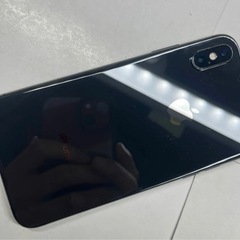 iPhoneXS 64GB スペースグレイ　SIMフリー　バッテリー最大容量84% 液晶漏れあり