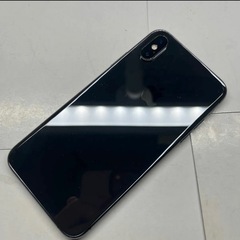 iPhoneXS 64GB スペースグレイ　SIMフリー　バッテリー最大容量84% 液晶漏れあり