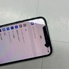 iPhoneXS 64GB スペースグレイ　SIMフリー　バッテリー最大容量84% 液晶漏れあり