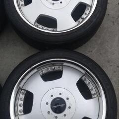 当時物 WORKﾜｰｸ ﾕｰﾛﾗｲﾝ18ｲﾝﾁ9J6穴139.7ﾋﾟｯﾁｵﾌｾｯﾄ違い E50ｴﾙｸﾞﾗﾝﾄﾞ