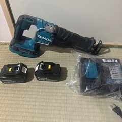 マキタ　　セーパーソー　レシプロ　ダブルバッテリー　ケース以外のフルセット