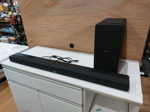 ✨安心の動作保証付✨DENON  サブウーハー付き 3.1.2CHサウンドバー DHT-S517【愛市IMP050398-104】