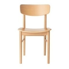 無印良品　ラウンドチェア・オーク材  