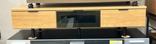 未使用に近い家具ローボード AVボード NITORI ニトリ2024年製造モデル エトナ テレビ台910