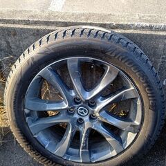 マツダ純正　19インチホイール　スタッドレスタイヤ付き　225/55R19×7J