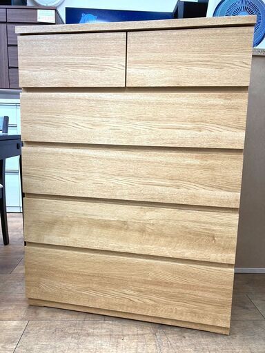 ★スタンダードデザインでどんなお部屋にもあわせやすい ニトリのハイチェスト★