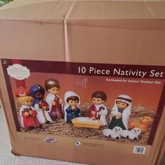 キリスト生誕クリスマスイルミネーション10体セット
