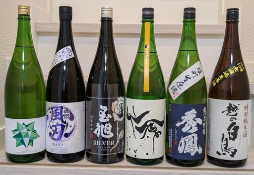 ★訳アリ★【日本酒 一升瓶 6本】仙禽・玉旭・秀鳳・栄光冨士・竹の露・越の白鳥