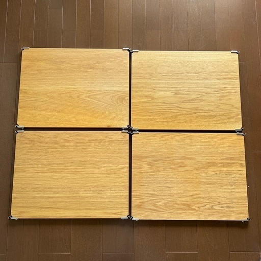 無印良品 ユニットシェルフ ステンレス 追加棚 オーク材