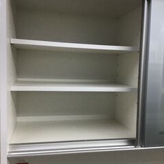 ☆ジモティー割引有り☆2枚扉オープンボード/WHT